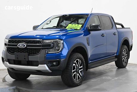 Blue 2024 Ford Ranger Double Cab Pick Up Sport 3.0 (4X4)