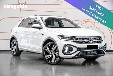 White 2023 Volkswagen T-ROC Wagon 140Tsi R-Line (Restricted Ftr)