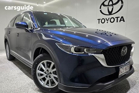 Blue 2023 Mazda CX-8 Wagon G25 Sport (Fwd)