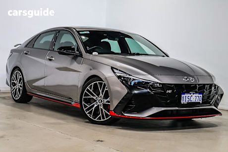 Grey 2022 Hyundai I30 Sedan N Premium