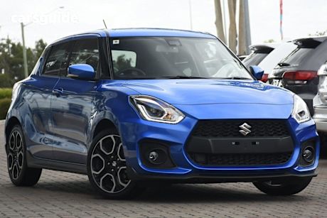 Blue 2024 Suzuki Swift Hatchback Sport Turbo
