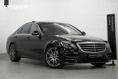 Black 2020 Mercedes-Benz S-Class Sedan S560 R