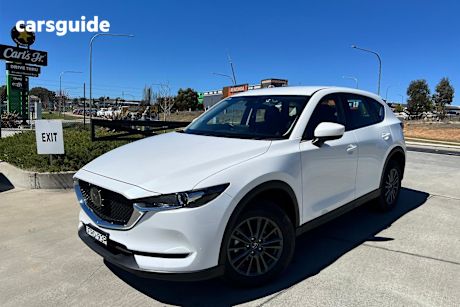 White 2021 Mazda CX-5 SUV MAXX F