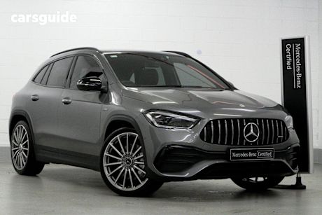 Grey 2022 Mercedes-Benz GLA-Class SUV GLA35 AMG 4WD
