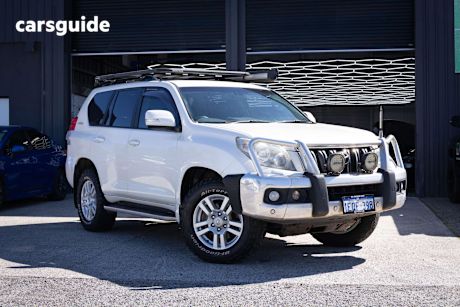 White 2013 Toyota Landcruiser Prado SUV VX 4X4