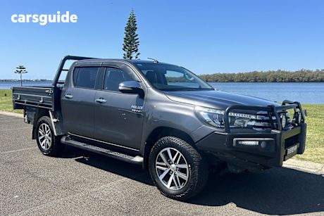 Grey 2015 Toyota Hilux Dual Cab Utility Sr5 (4X4)