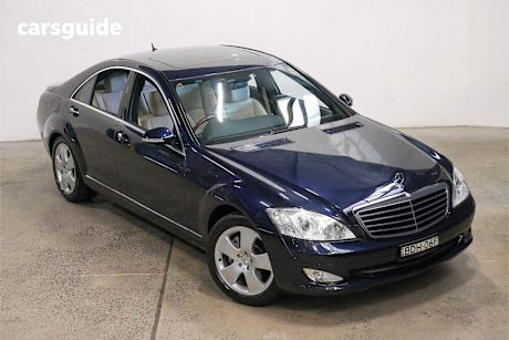 Blue 2007 Mercedes-Benz S350 Sedan