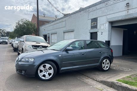 Grey 2006 Audi A3 Hatchback Sportback 2.0 Tfsi Ambition