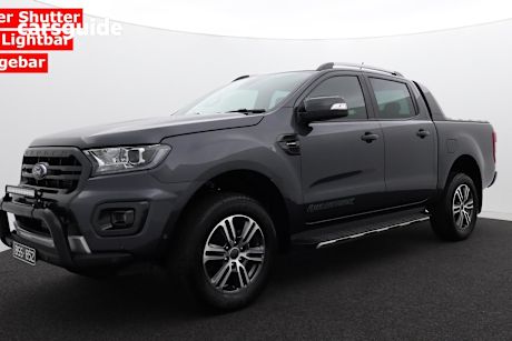 Grey 2021 Ford Ranger Double Cab Pick Up Wildtrak 2.0 (4X4)