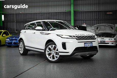 White 2019 Land Rover Range Rover Evoque SUV D180 SE 4X4