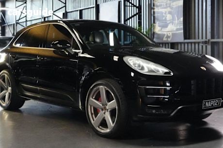 Black 2015 Porsche Macan Wagon Turbo