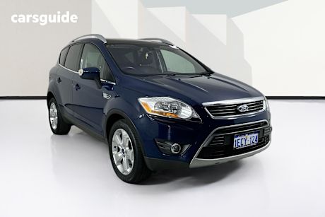 Blue 2012 Ford Kuga Wagon Titanium