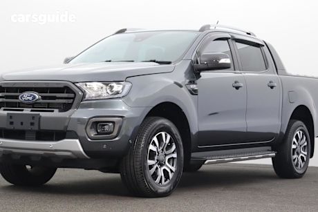 Grey 2019 Ford Ranger Ute Tray WILDTRAK 4X4