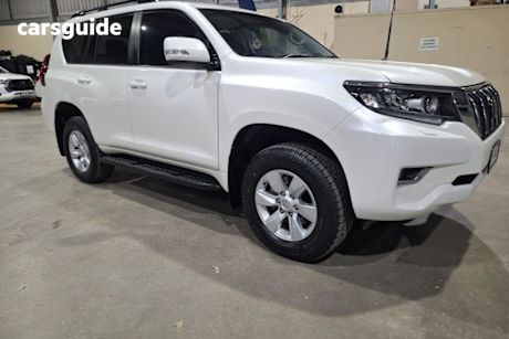 White 2021 Toyota Landcruiser Prado Wagon Gxl
