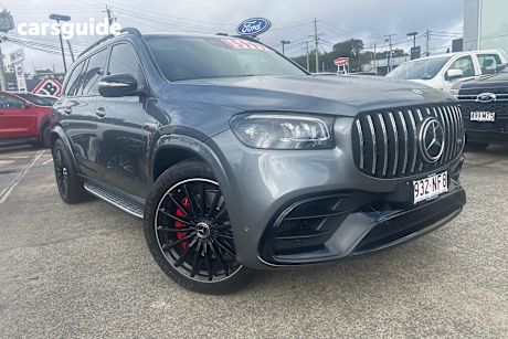 Grey 2021 Mercedes-Benz GLS-Class SUV GLS63 AMG 4WD