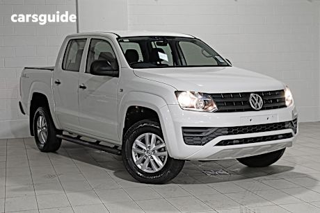 White 2019 Volkswagen Amarok Ute Tray TDI420 CORE 4X4