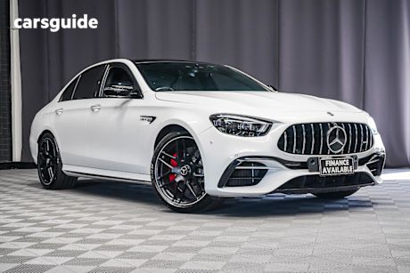 White 2021 Mercedes-Benz E63 Sedan S 4Matic+