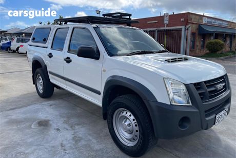 White 2012 Isuzu D-MAX Crew Cab Utility Sx (4X2)
