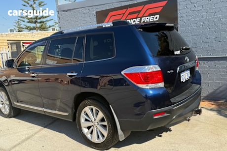 Blue 2012 Toyota Kluger Wagon Grande (Fwd)