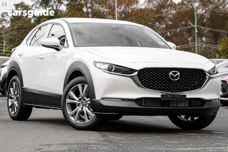 White 2024 Mazda CX-30 SUV G20 TOURING F