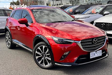 Red 2022 Mazda CX-3 SUV AKARI F