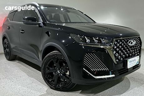 Black 2025 Chery Tiggo 7 SUV SUPER HYBRID ULTIMATE F