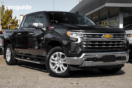 Black 2024 Chevrolet Silverado Ute Tray 1500 LTZ PREMIUM W/TECH PACK 4X4