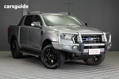 Grey 2019 Ford Ranger Double Cab Pick Up Wildtrak 2.0 (4X4)