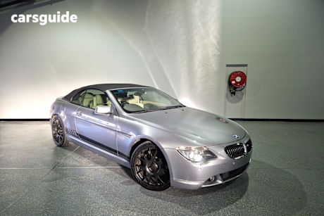 Silver 2004 BMW 6 Convertible 45CI E63