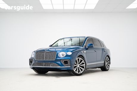 Blue 2022 Bentley Bentayga SUV V8 4WD