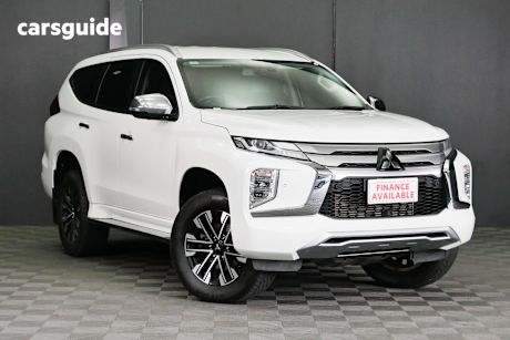 White 2021 Mitsubishi Pajero Sport Wagon Exceed (4X4) 7 Seat