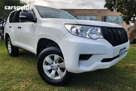 White 2019 Toyota Landcruiser Prado Wagon Gx 7 Seat (4X4)