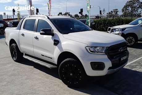 White 2019 Ford Ranger Double Cab Pick Up Wildtrak 2.0 (4X4)