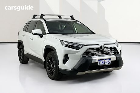 White 2025 Toyota RAV4 Wagon Cruiser (2Wd) Hybrid