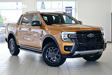 Yellow 2023 Ford Ranger Ute Tray WILDTRAK 4X4
