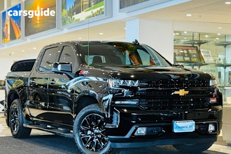 Black 2022 Chevrolet Silverado Ute Tray 1500 LTZ PREMIUM W/TECH PACK 4X4