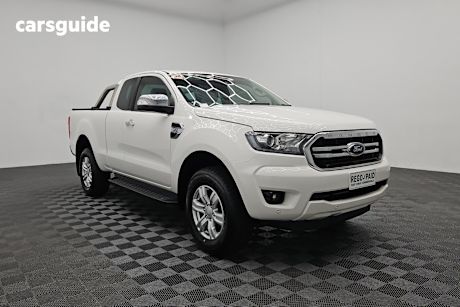 White 2019 Ford Ranger Ute Tray XLT 4X4