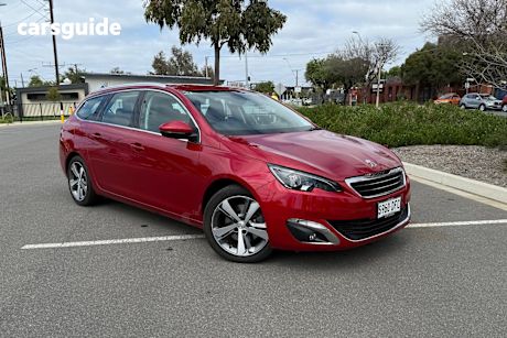 Red 2017 Peugeot 308 Hatchback Allure