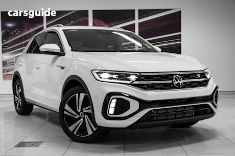 White 2024 Volkswagen T-ROC SUV 140TSI R-LINE 4WD