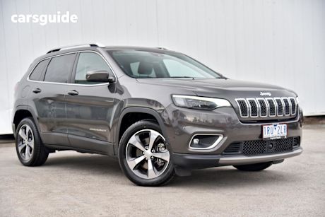 Grey 2019 Jeep Cherokee Wagon Limited (Awd)