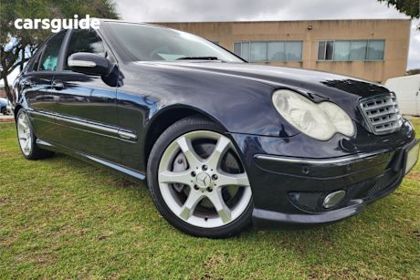 Black 2007 Mercedes-Benz C180 Sedan Kompressor Super Sport Edition
