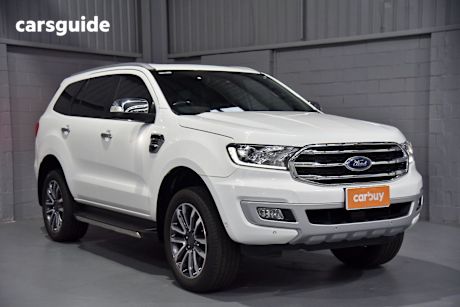 White 2019 Ford Everest SUV TITANIUM 4X4