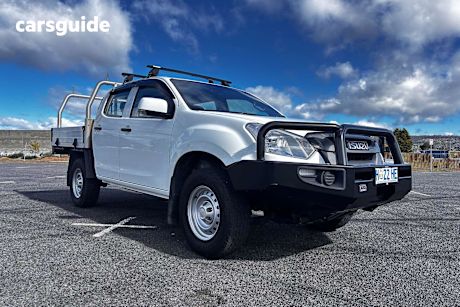 White 2017 Isuzu D-MAX Ute Tray SX HIGH RIDE R