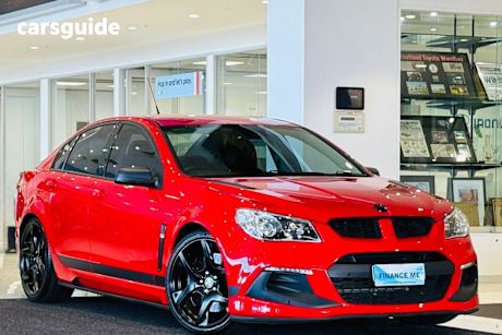 Red 2016 Holden Clubsport Sedan R8 SV BLACK R