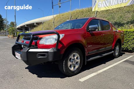 Red 2012 Holden Colorado Ute Tray LTZ 4X4