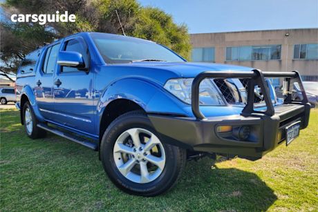 Blue 2013 Nissan Navara Dual Cab Pick-up St (4X4)