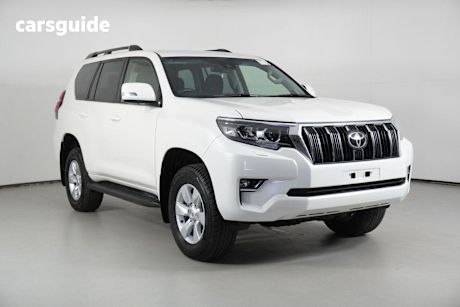 White 2022 Toyota Landcruiser Prado Wagon Gxl