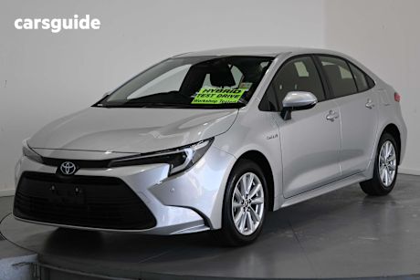 Silver 2022 Toyota Corolla Sedan ASCENT SPORT HYBRID F
