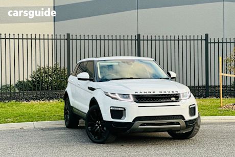 White 2016 Land Rover Range Rover Evoque SUV TD4 150 SE 4X4