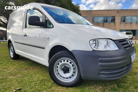 White 2009 Volkswagen Caddy Van 1.9 Tdi